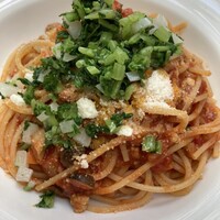 ラ・クチネッラ・ディ・ヤマモト - 霧島豚とラグートマトソース♪