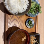 北浜 地酒や わだち - 定食のご飯セット