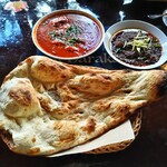 インド・パキスタン料理 アルバラカ - ナン、ゴアンフィッシュ、マトンペッパーフライ