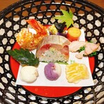 厨 花膳 - 海老の変り 他