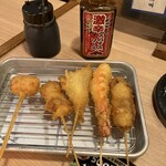 黒田 - タコ、イカ、キス、明太子、エビ