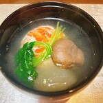 厨 花膳 - 蟹豆腐のお吸い物