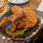 回転すし北海道 - 手羽先の唐揚げ