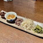 蕎麦と酒処 きくち - 酒肴五種盛り