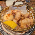 回転すし北海道 - イカの唐揚げ