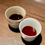 蕎麦と酒処 きくち - 蕎麦つゆ