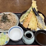 奥信州 - 穴子天ざるそば（小）　1,570円