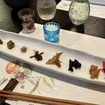 郷土料理ともん - ふきのとうとキノコの盛り合わせ