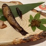 郷土料理ともん - 及川といなごと鮎の卵・鮎の白子