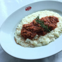 【SEASONAL MENU】2.鴨肉のサルシッチャと赤蕪のクリームリゾット