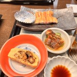 千里うなぎ - 国産ひつまぶし御膳(大盛) 4,620円 (鰻巻き、うざく、白焼)