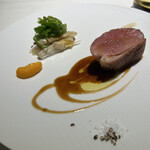 Restaurant Rue richesse - 鴨肉の皮目パリッと中はしっとり！焼き加減に技あり。