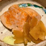 すしやのたい悟 - 鮟肝奈良漬さんでーす。④