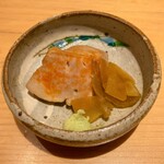 すしやのたい悟 - 鮟肝奈良漬さんでーす。①