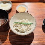 薪鳥新神戸 - 薪鶏そぼろご飯