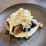 LIGNUM - 水茄子と無花果プッラータチーズ