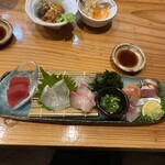 菜肴 はぐれ - お造り1人前！6種盛りヾ(・ω・)ゞ