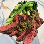 LA PIE - オーストラリア産牛さがりのステーキ（追加料金500円）