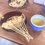 あぶり餅 本家 根元 かざりや - 