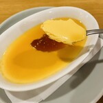 リストランテ野呂 - 本日のデザート、グレープフルーツのプリン