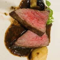 リストランテ野呂 - 黒毛和牛のカイノミステーキ！1番美味しかった！お肉柔らかいです〜！