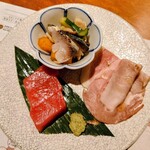 すき焼きと牛まぶし ももしき - 大和牛と松茸の極みすき焼きコース(120g)　7,480円