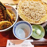 蕎心 - ご飯と蕎麦のセットもり天丼