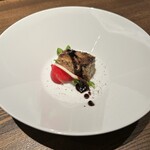 洋食 泉 - 鶏とレーズンとナッツのテリーヌ