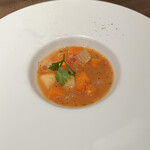 洋食 泉 - トマトのクラムチャウダー(マンハッタン風)