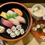 喜安寿司 - ランチメニュー（にぎり寿司）