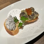 洋食 泉 - マッシュルームクリーム、まぐろタルタル