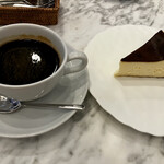 平五郎 - ◾︎バスクチーズケーキ、コーヒー