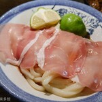 ヨコクラうどん - 期間限定 ライムと生ハム