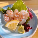 ふく仙 本店 - 同じくタコ刺身！