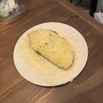 aux - マッシュルームオムレツのブルスケッタ