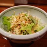 たんや又兵衛 - 胡麻ドレッシングのサラダ 2014.11.1x