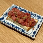 高輪それがし - ◉本まぐろのタルタル　　¥2,200-