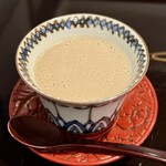 割烹 新多久 - 原木しいたけの茶碗蒸し