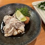 肉魚地酒 やすおか - たら白子ぽん酢