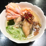 あさや - 酢の物 ※特別に「鯉の南蛮漬け」を添えてくださいました。