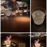 bar.comptoir - 〇アップルパイ風カクテル（ワタシ）〇金木犀と水引と、、（心友）