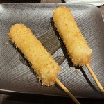 むさし - モッツァレラチーズ串揚げ