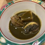 鮨 まえざわ - 鮑肝和え