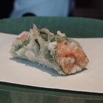 江戸前晋作 - 雲丹の大葉巻き