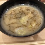 鮨 まえざわ - 味噌汁