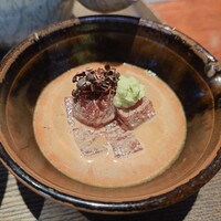 江戸前晋作 - 鮪の胡麻だれ漬け