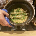 和の食 いがらし - 子持ち鮎の炊き込みご飯