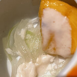 銀座 しのはら - 柿なますにオニオンスライスがプラスされてます