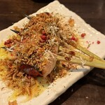 やきとりむっちゃん - 追加　ピーマンチーズ豚バラ巻き