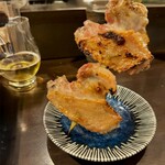 やきとりむっちゃん - この日のお任せ５本セット①手羽